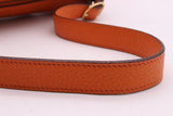 【中古】HERMES エルメス ドレミ 33 ハンドバッグ ショルダー レザー トリヨンクレマンス オレンジ □H  保存袋付き